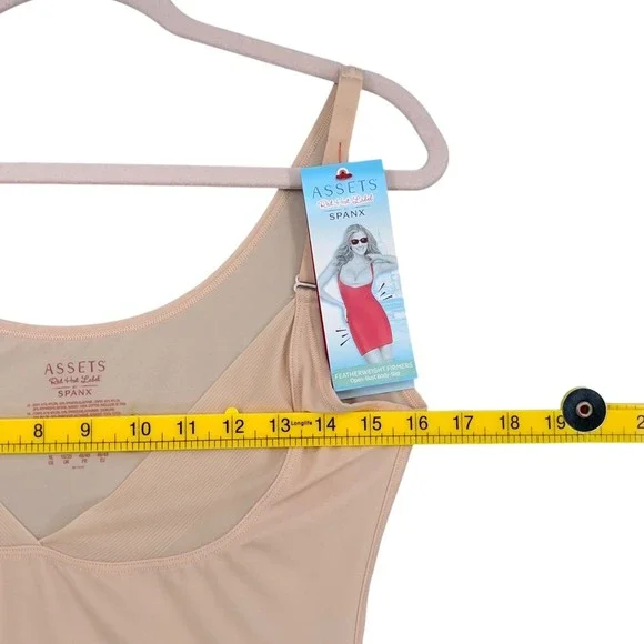 Assets Red Hot Label Spanx Open-Bust Body Slip Shaper Nude XL New with‎ Tags